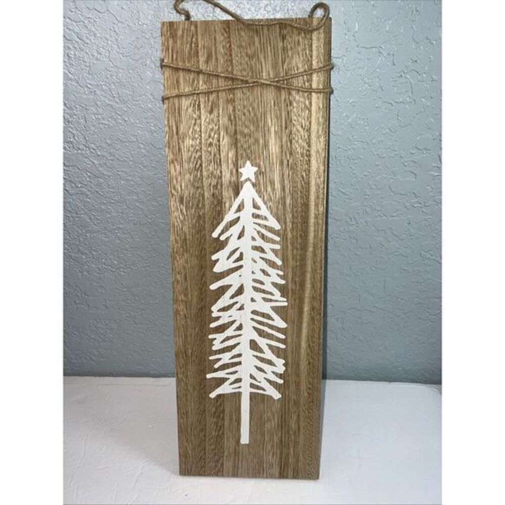 Wooden Hanging Wall Decor‎ Twine Accent w/Tree Country/Cottage Chic/Shabby Chic